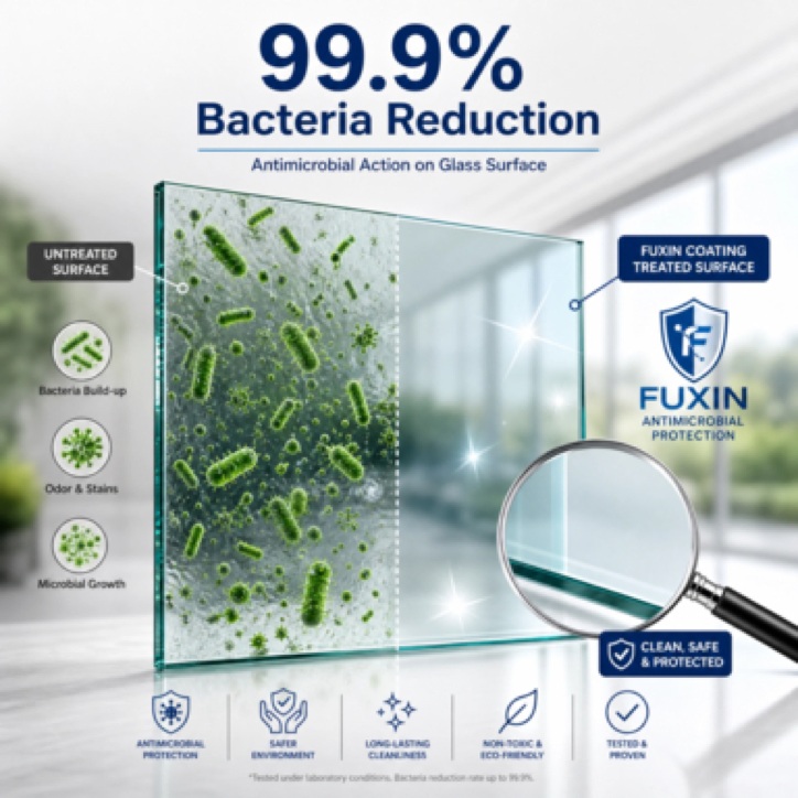 99% bacteria reduction test of FUXIN AM antimicrobial coated glass vs untreated glass .jpg