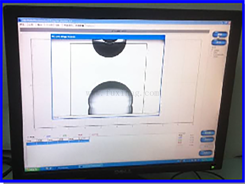 Water droplet angle tester