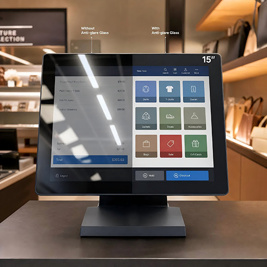 15-22 Inch Anti-Glare Glass for POS Systems