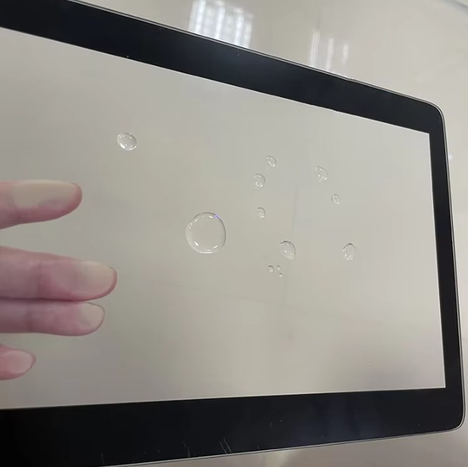 Factory Direct Supply AF Anti-fingerprint Waterproof Coated Tempered Cover Glass with Oleophobic Layer Solid Structure
