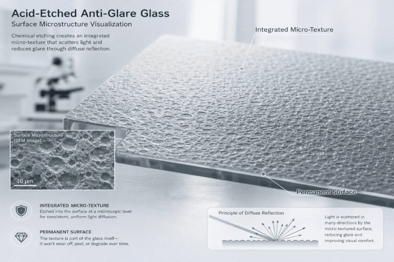 What's the Mainstream Process of AG Anti-Glare Surface Treatment?