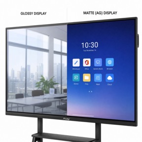 75 Inch AG Anti-Glare Tempered Cover Glass for Commercial Touch Screen | FUXIN