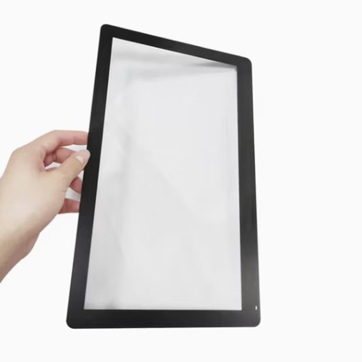 10–21.5 Inch 2–6mm AG AF 2A Tempered Cover Glass for Industrial Control Touch Panels