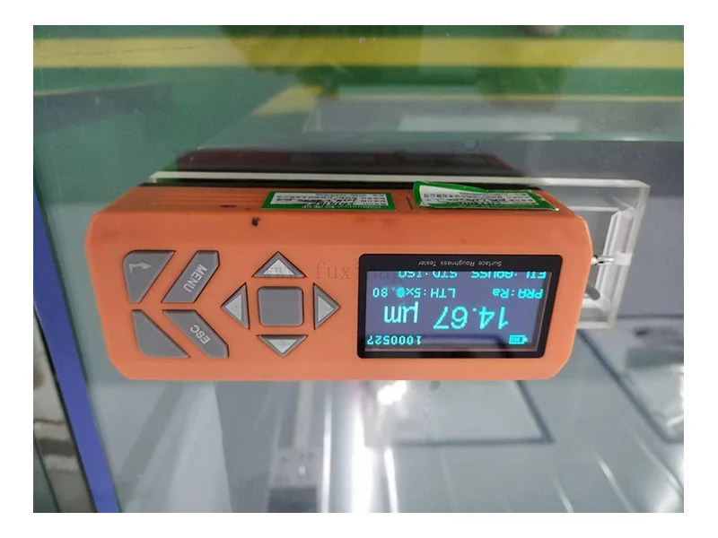 Surface roughness tester for cover glass surface texture measurement