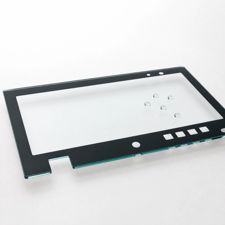 OEM Custom AF Anti-Fingerprint Coated Cover Glass for POS, Kiosks & Industrial Touch Displays