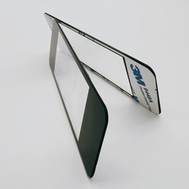 Custom AG Cover Glass with Pre-Applied 3M Adhesive for HMI & Panel Mounting